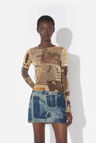 Camiseta doble «Journal» Baby Tee