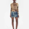 Camiseta doble «Journal» Baby Tee Camiseta doble «Journal» Baby Tee