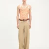 Camiseta sin mangas naranja con estampado «Target» Camiseta sin mangas naranja con estampado «Target»