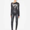 El body plateado con estampado «Body Dust» El body plateado con estampado «Body Dust»