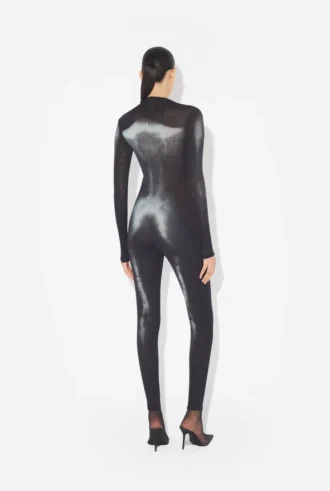 El body plateado con estampado «Body Dust»