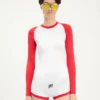 El mono bicolor Junior Gaultier corto