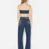 El sujetador de denim con efecto trampantojo El sujetador de denim con efecto trampantojo