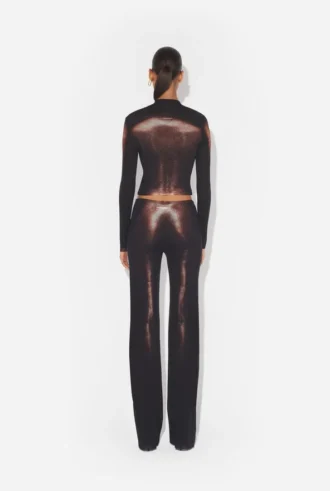 Los pantalones Body Dust en color bronce