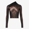 El top corto «Body Dust» en color bronce El top corto «Body Dust» en color bronce