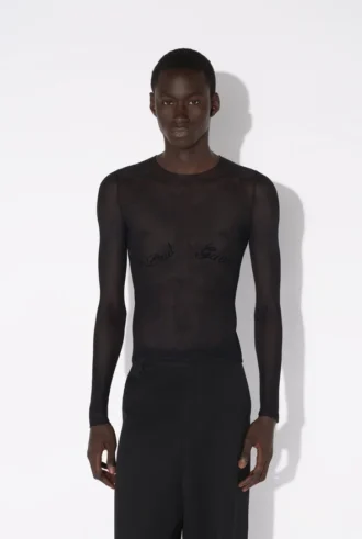 El top flocado de Jean Paul Gaultier