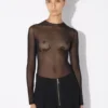 El top flocado de Jean Paul Gaultier El top flocado de Jean Paul Gaultier