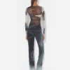 El top gris «Blurry Roses» El top gris «Blurry Roses»