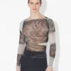 El top gris «Blurry Roses» El top gris «Blurry Roses»