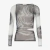 El top gris «Blurry Roses» El top gris «Blurry Roses»