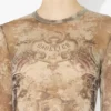 El top Madaillon beige