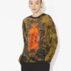 El top oversize de tul caqui «Madaillon» El top oversize de tul caqui «Madaillon»