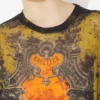 El top oversize de tul caqui «Madaillon» El top oversize de tul caqui «Madaillon»