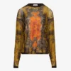 El top oversize de tul caqui «Madaillon» El top oversize de tul caqui «Madaillon»