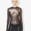 El top plateado «Body Dust» El top plateado «Body Dust»