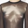 El top plateado «Body Dust» El top plateado «Body Dust»