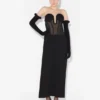 El vestido corsé bimaterial El vestido corsé bimaterial