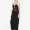 El vestido corsé bimaterial El vestido corsé bimaterial