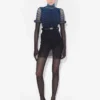 El vestido corto a rayas 3D El vestido corto a rayas 3D