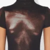 El vestido corto de tul bronce «Body Dust» El vestido corto de tul bronce «Body Dust»