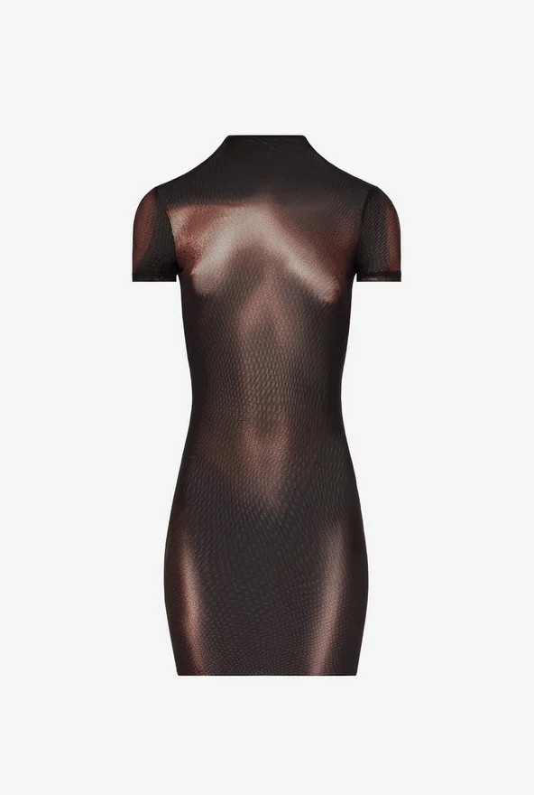 El vestido corto de tul bronce «Body Dust» El vestido corto de tul bronce «Body Dust»