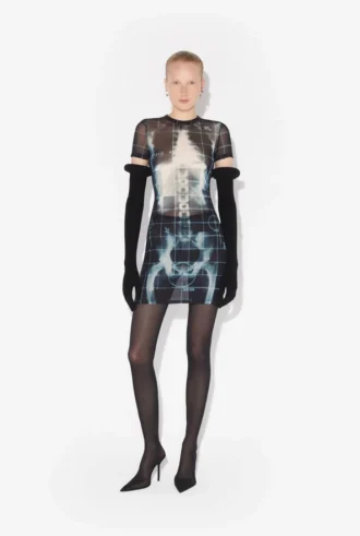 El vestido corto negro Squeletor El vestido corto negro Squeletor