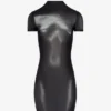El vestido corto plateado «Body Dust» El vestido corto plateado «Body Dust»