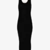 El vestido doble drapeado negro