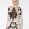 El vestido largo blanco Squeletor