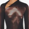 El vestido largo «Body Dust» en color bronce El vestido largo «Body Dust» en color bronce