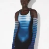 El vestido largo con tirantes «Le Male» El vestido largo con tirantes «Le Male»