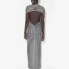 El vestido largo drapeado Body Morphing El vestido largo drapeado Body Morphing