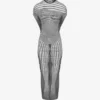 El vestido largo drapeado Body Morphing El vestido largo drapeado Body Morphing