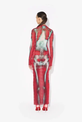 El vestido largo rojo Squeletor El vestido largo rojo Squeletor