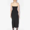 El vestido largo tipo bustier El vestido largo tipo bustier