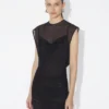 El vestido «Tattoo Ruban» con estampado flocado El vestido «Tattoo Ruban» con estampado flocado