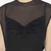 El vestido «Tattoo Ruban» con estampado flocado El vestido «Tattoo Ruban» con estampado flocado