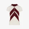 La camiseta blanca con Chevrons La camiseta blanca con Chevrons