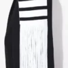 La camiseta marinera con flecos de las partes de arriba La camiseta marinera con flecos de las partes de arriba
