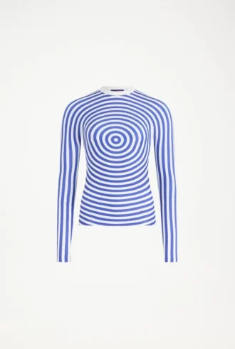 La camiseta sin mangas Blue Target para la parte de arriba