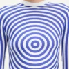 La camiseta sin mangas Blue Target para la parte de arriba