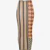 La falda larga de patchwork