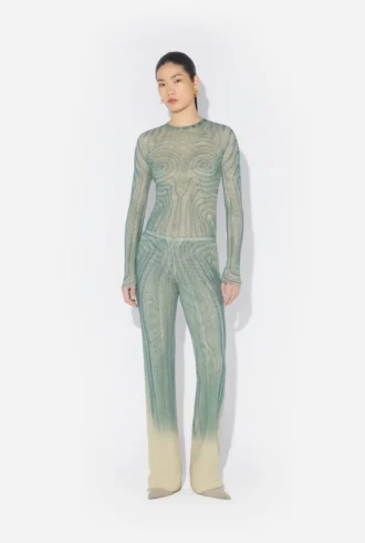 Los pantalones azules con espiral