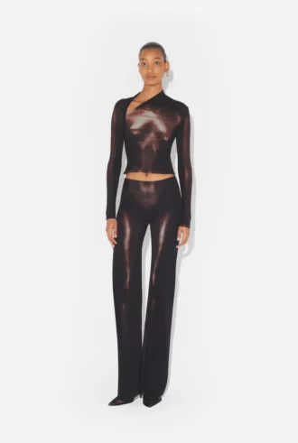 Los pantalones Body Dust en color bronce