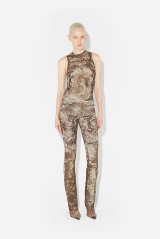 Los pantalones Madaillon beige