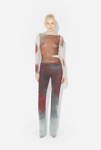 Los pantalones Red Blurry Roses