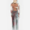Los pantalones Red Blurry Roses Los pantalones Red Blurry Roses
