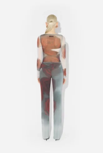 Los pantalones Red Blurry Roses
