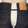 Los vaqueros de denim con cordones en contraste Los vaqueros de denim con cordones en contraste