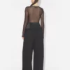 Pantalones de traje con detalle de body Pantalones de traje con detalle de body